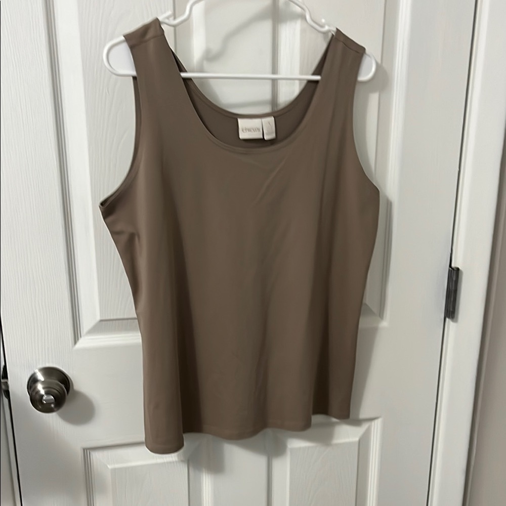 Elegant Brown Sleeveless Top